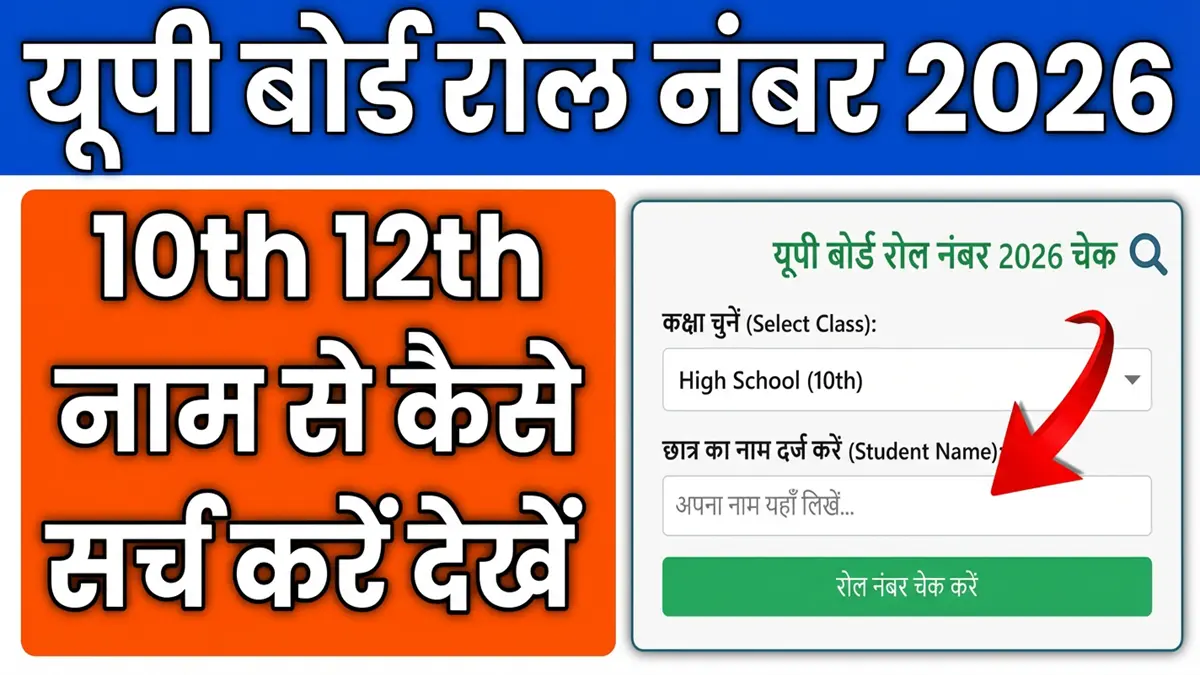 UP Board Roll Number 2026